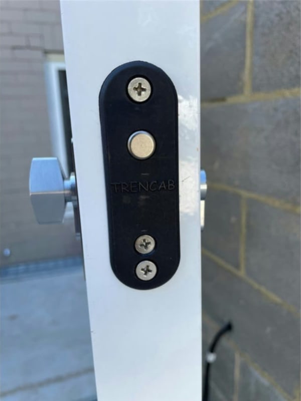 Trencab TML25E Mortice Magnetic Gate Latch Body to suit Euro Lock Cylinder
